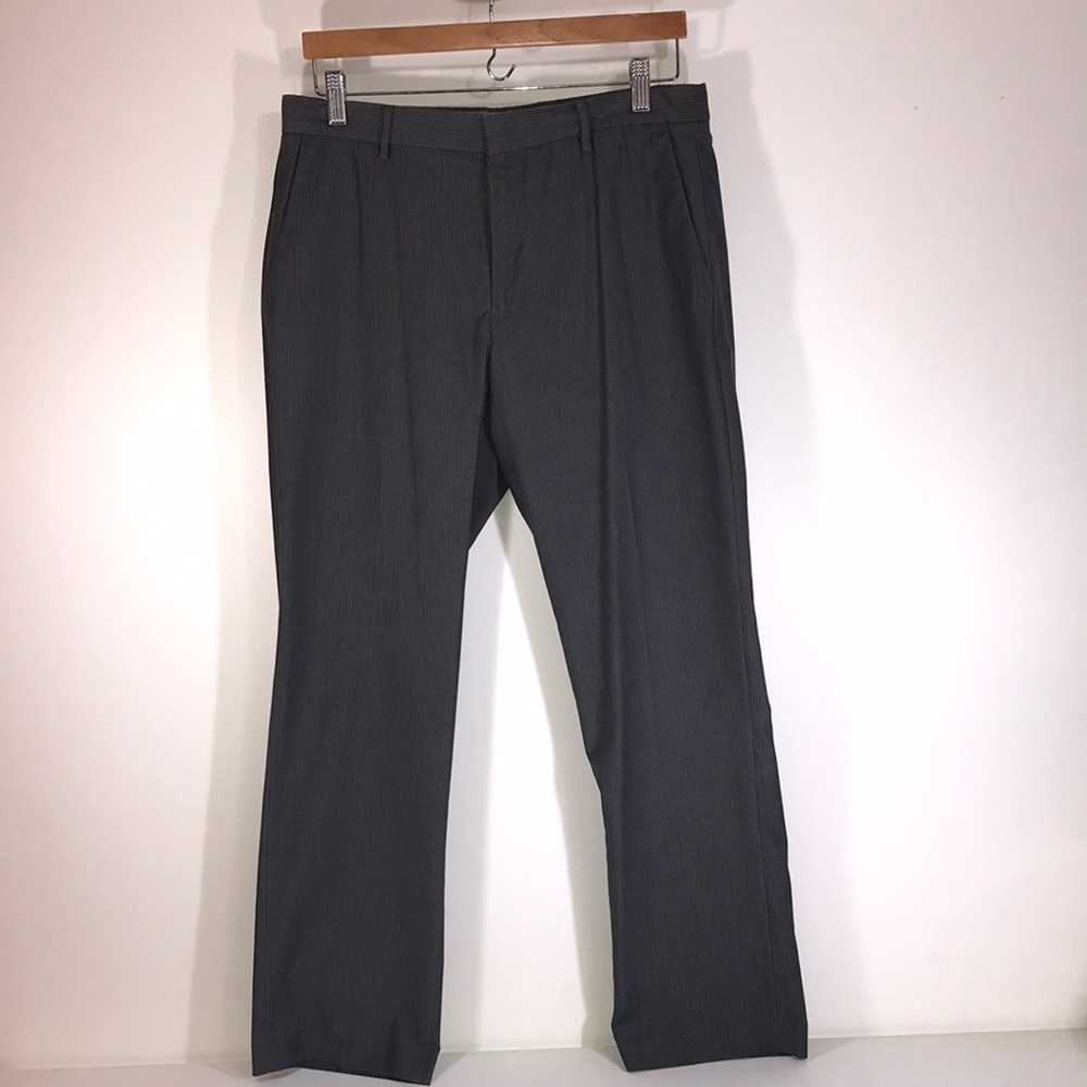 Calvin Klein, Gray Pinstripe, Dress Pants, 31W X 30L